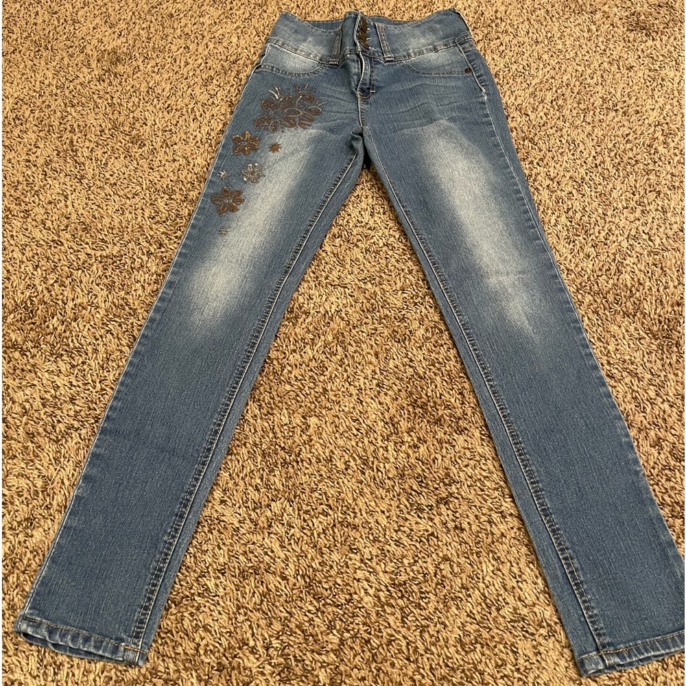 Girls High Wasted Jeans